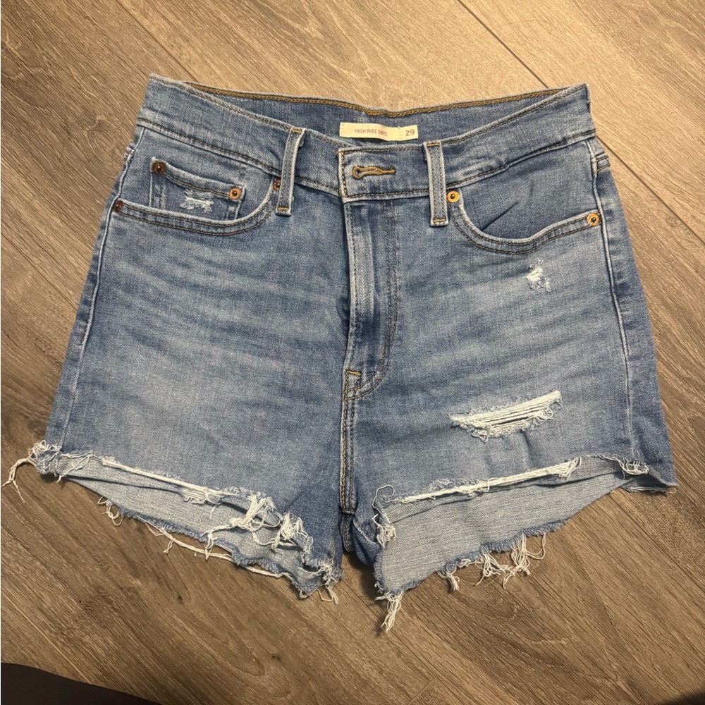 Denim Distressed Women Shorts
